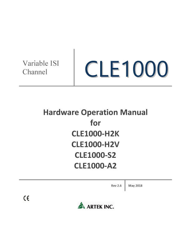 CLE1000_Series_HWM_rev26