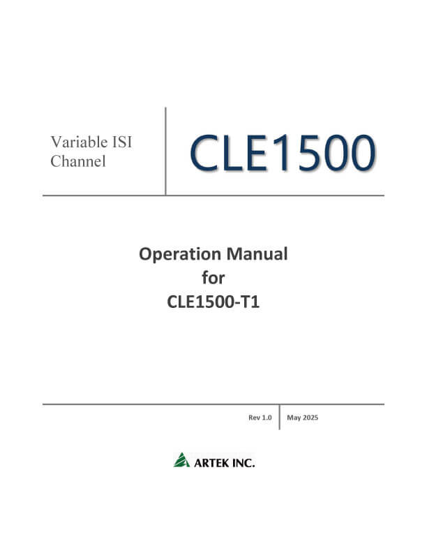 CLE1500 ハードウェアマニュアル